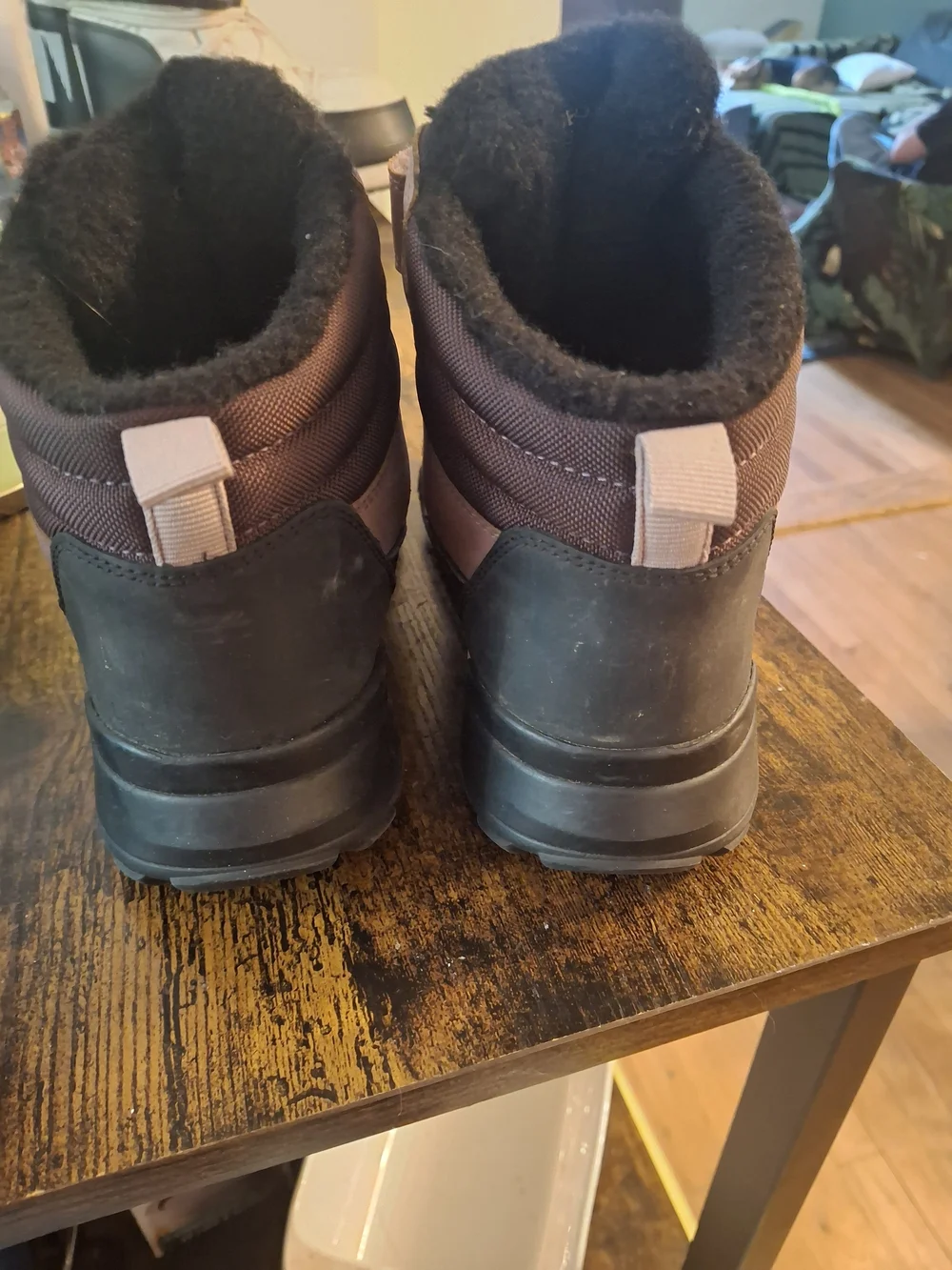 Geox Kids Brown and Black Waterproof Winter Boots - Picture 3 of 3